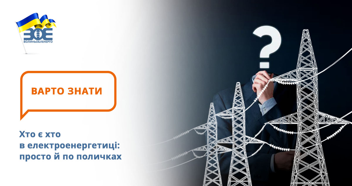 Хто є хто в електроенергетиці: просто й по поличках